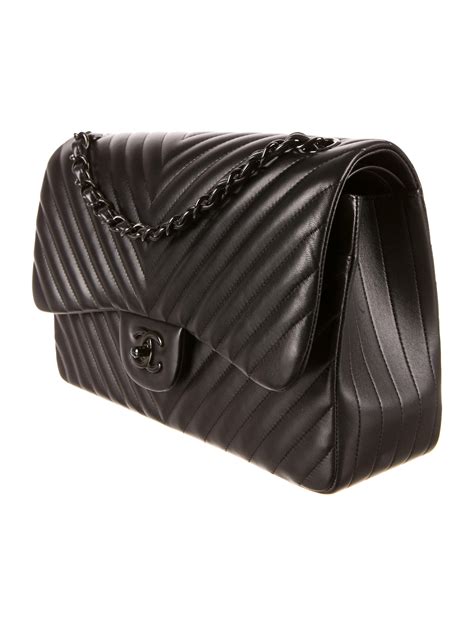 chanel so black|chanel so black chevron jumbo.